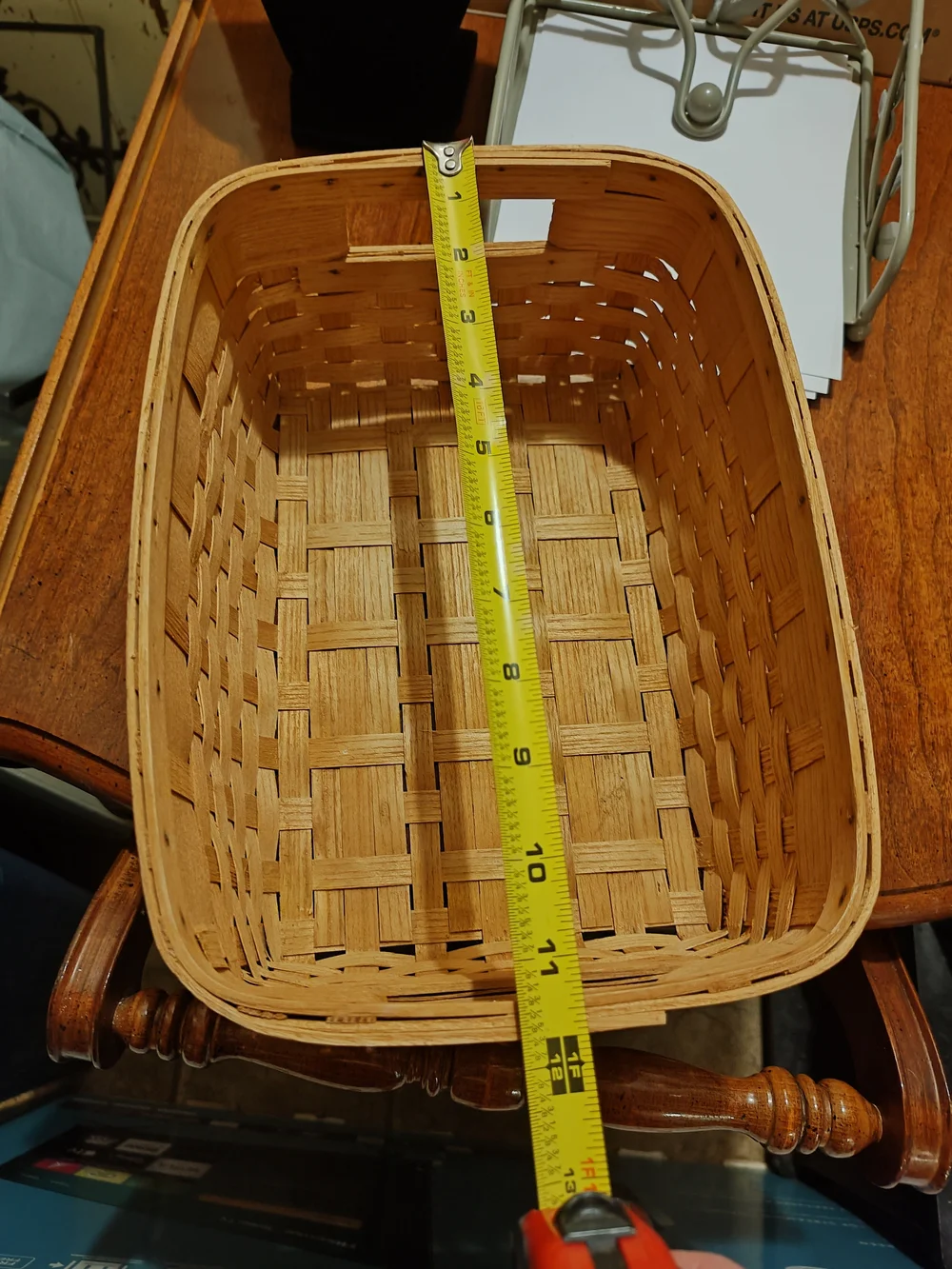 Source Unknown Natural Tan Woven Storage Basket